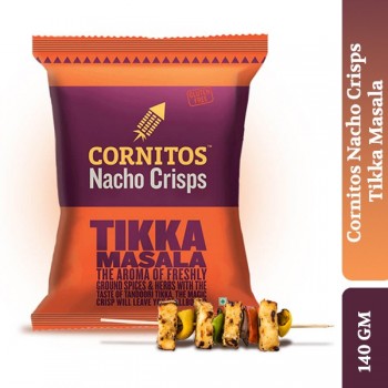 Cornitos Nacho Crisps Tikka masala 140 gm